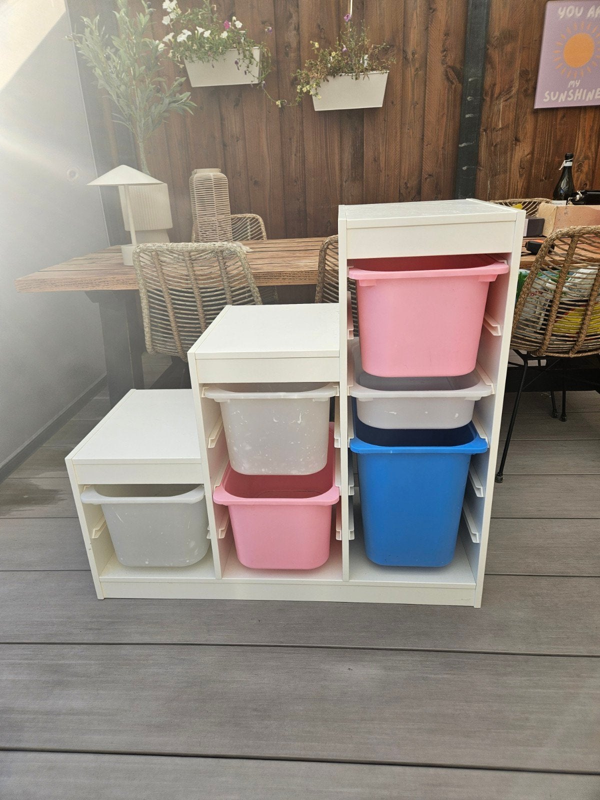 IKEA TROFAST opbergcombinatie met bakken, Kinderen en Baby's, Ophalen, Gebruikt, Kast, 75 tot 100 cm