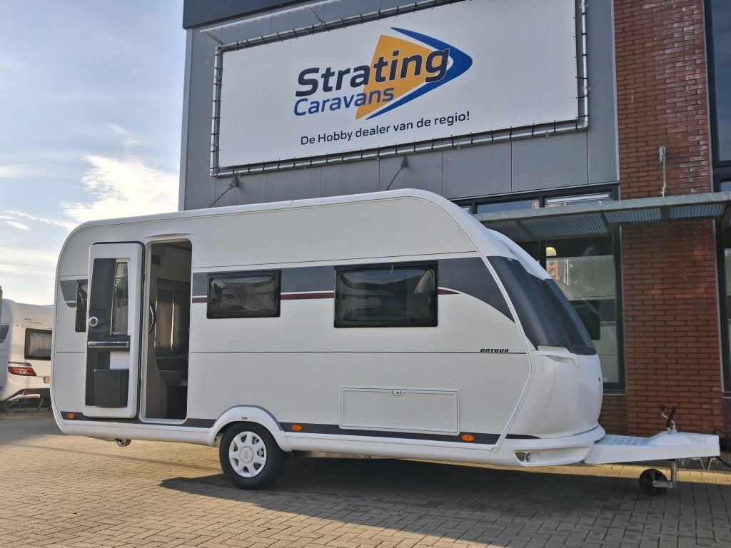 Hobby On Tour 460 DL MODEL 2027, Caravans en Kamperen, Schokbreker, Hobby, Tot en met 4, 2 aparte bedden
