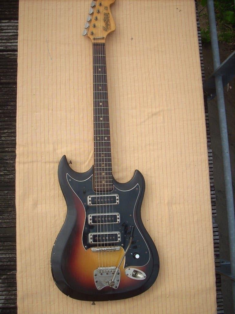 Hagstrom III  jaren '60, Ophalen, Gebruikt, Solid body, Overige merken