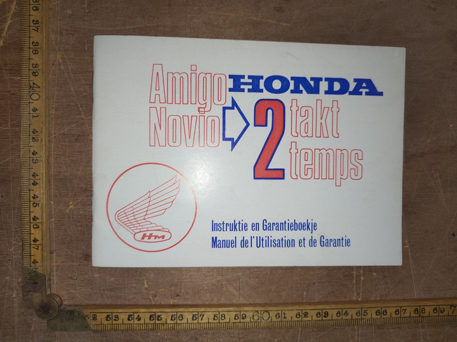 Handleiding Honda Amigo Novio, Ophalen of Verzenden, Gebruikt