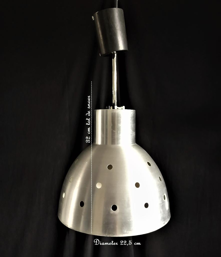 Hanglamp - aluminium DORIA vintage design lamp, Ophalen of Verzenden, Gebruikt, Overige materialen, Doria - Werkstätten Wolter Donner GmbH - Duitsland