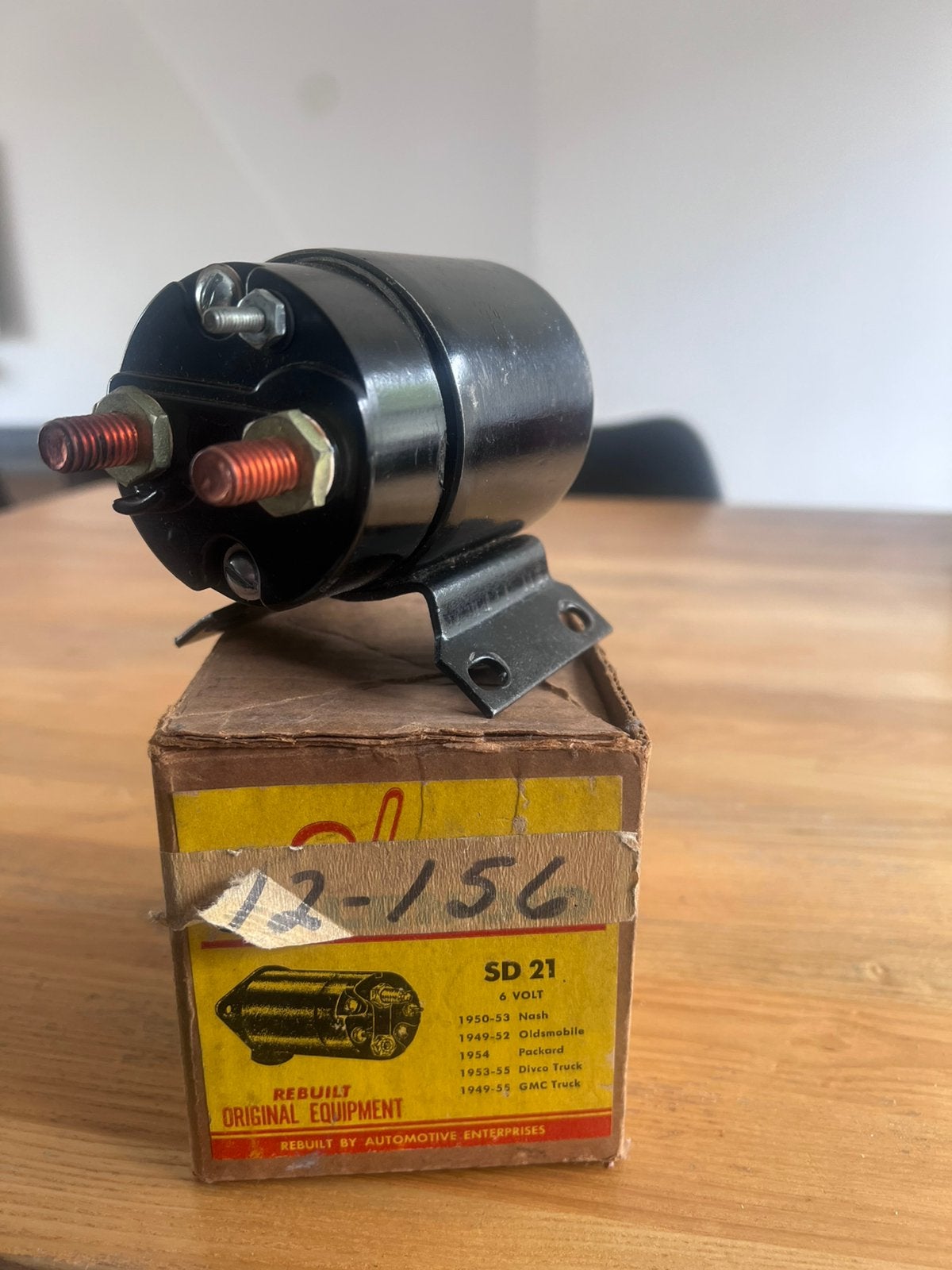Startmotor relais 6 volt SD21, Ophalen of Verzenden, Nieuw