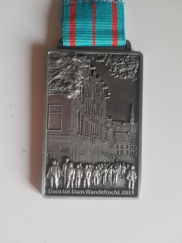 Dam tot Damloop medaille 2011, Postzegels en Munten, Ophalen of Verzenden, Overige materialen, Nederland