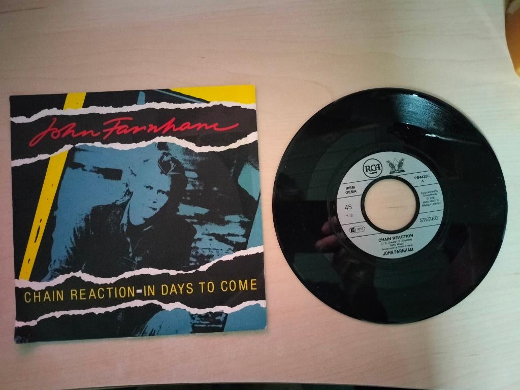 John Farnham - Chain reaction / In days to come, Ophalen of Verzenden, Gebruikt, Pop