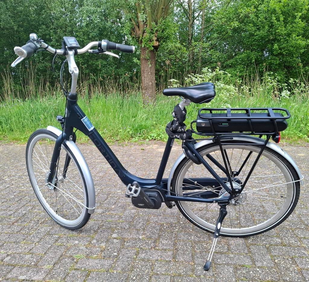 Elektrische Cortina damesfiets/E-bike,Shimano middenmotor ✅️, Gebruikt, Versnellingen, 56 cm of meer, Ophalen