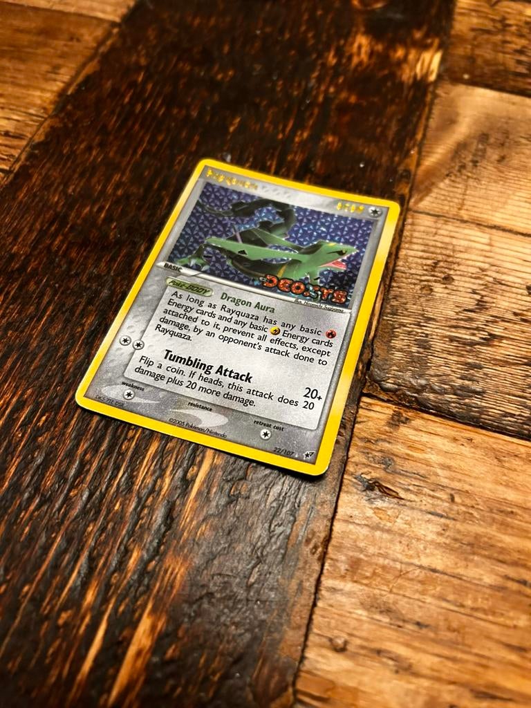 Rayquaza Deoxys - Reverse Holo - 22/10, Ophalen of Verzenden, Zo goed als nieuw