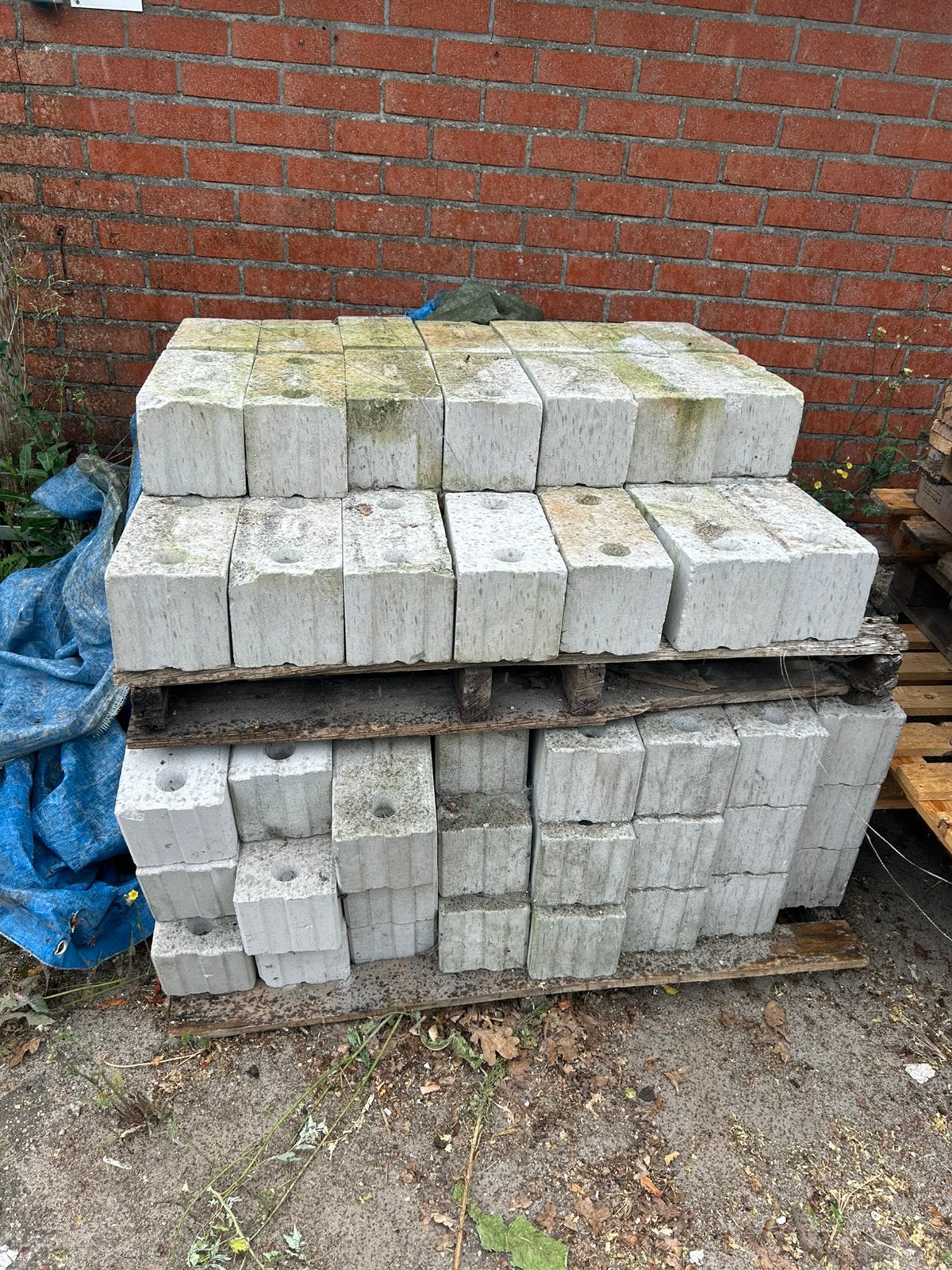 Kalkzandsteen vellingblokken (150 breedte), Ophalen, Kalkzandstenen