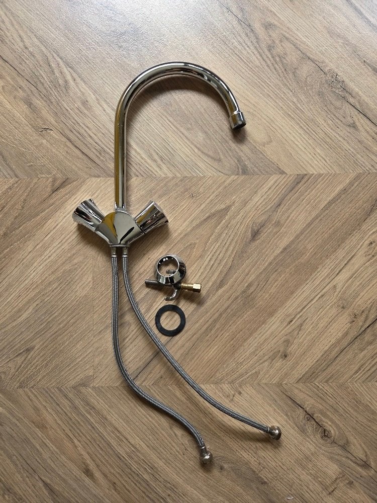 Grohe chromen mengkraan zgan, Doe-het-zelf en Verbouw, Sanitair, Ophalen, Zo goed als nieuw, Chroom, Kraan