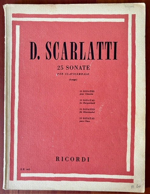 SCARLATTI 25 SONATEN PIANOBOEK, Muziek en Instrumenten, Gebruikt, Klassiek, Ophalen of Verzenden, Artiest of Componist