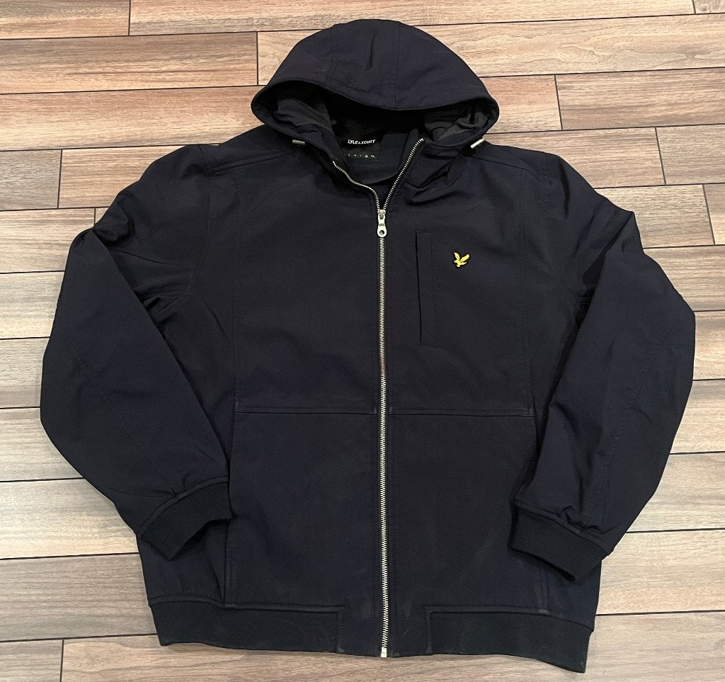 Lyle & Scott shoftchell jacket (maat XL), Kleding | Heren, Jassen | Zomer, Blauw, Maat 56/58 (XL), Ophalen of Verzenden, Zo goed als nieuw