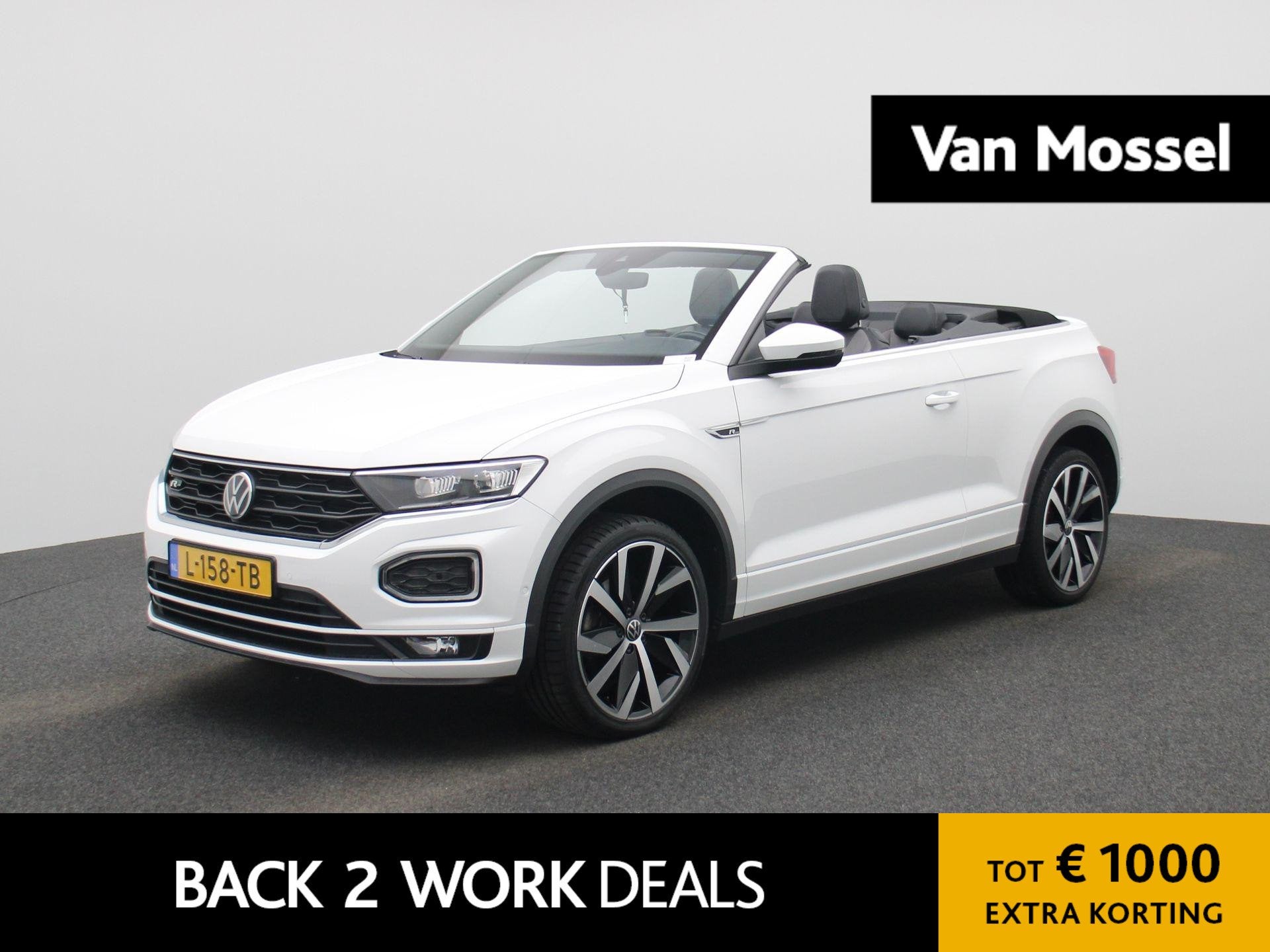 Volkswagen T-Roc Cabrio 1.5 TSI R-Line | Automaat | BEATS Au, Auto's, 4 cilinders, 4 stoelen, Origineel Nederlands, 1500 kg