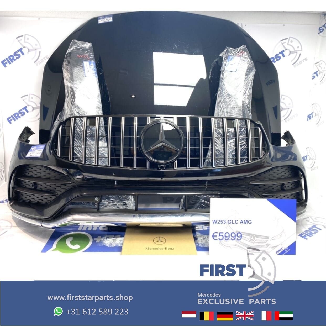 2020 W253 GLC FACELIFT AMG VOORKOP ZWART COMPLEET FRONT GT G