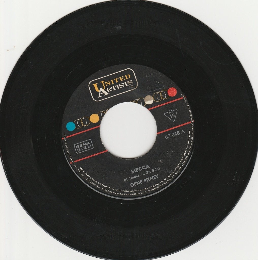 Gene Pitney - Mecca/Teardrop By Teardrop-1963 ook VERZENDEN, Ophalen, Gebruikt, Pop