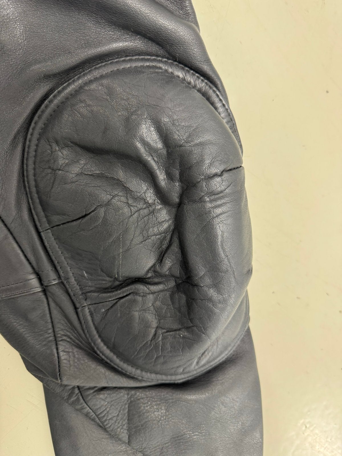 Vintage Leren Motorbroek - Maat 50 - Zeer Goede Staat, Ophalen, Tweedehands, Heren, Broek | leer