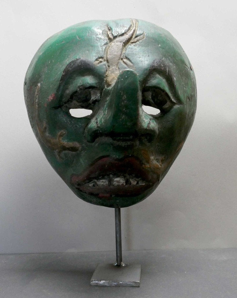 Antiek Masker MQ4 Wayang Topeng mask kunst beeld Indonesie, Ophalen of Verzenden