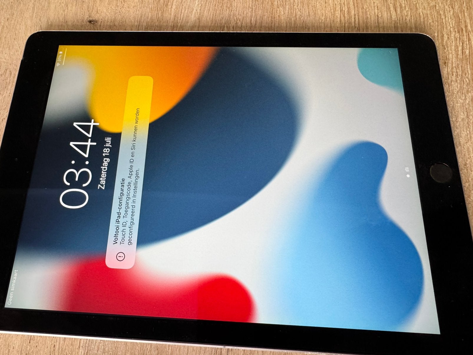 Apple iPad Air 2 16GB WiFi | Homeknop defect | Werkt goed, Zwart, Apple iPad Air, Zo goed als nieuw, 16 GB