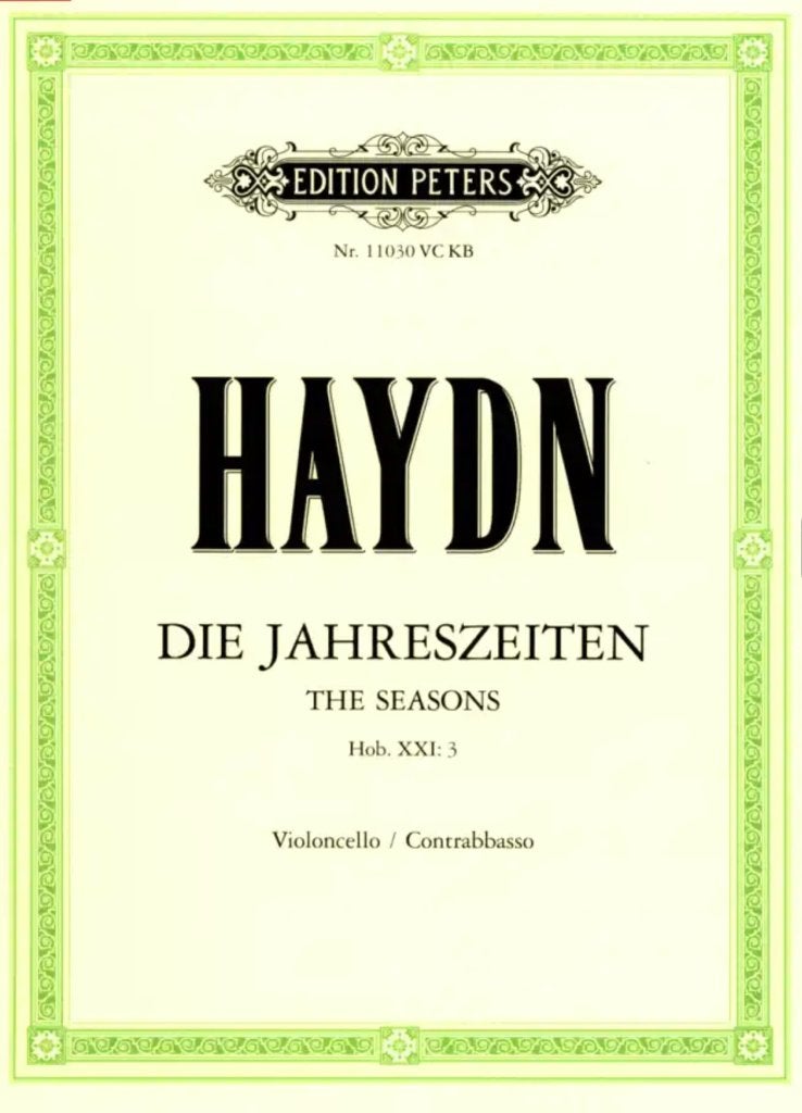 Haydn - Die Jahreszeiten Hob. XXI:3 Edition Peters, Koor, Klassiek, Ophalen of Verzenden, Zo goed als nieuw