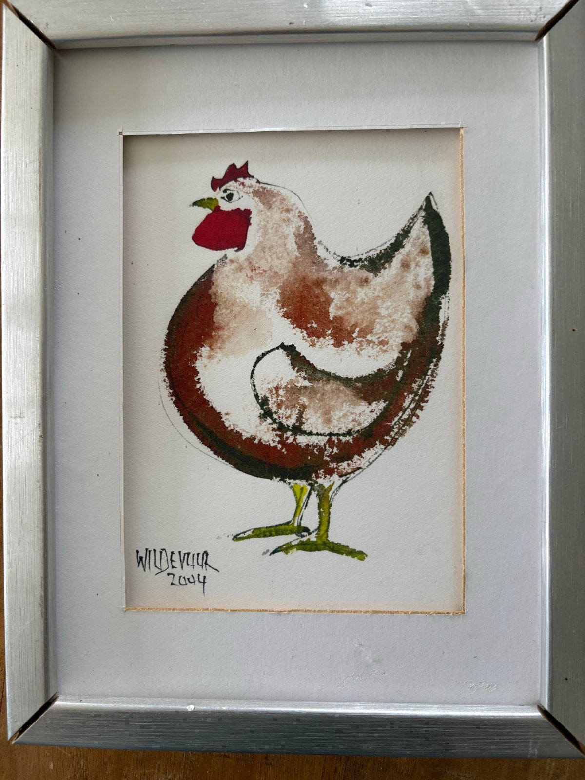 Maya Wildevuur; aquarel, Gedateerd, Realistisch, Dieren, Ophalen of Verzenden