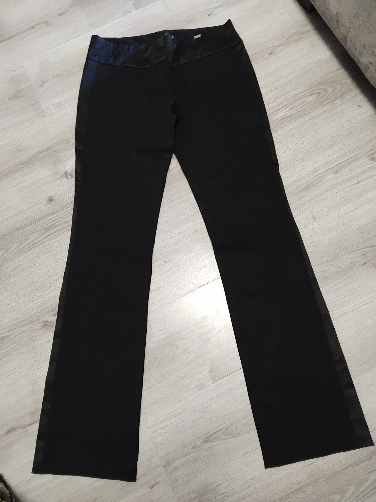 Elisabetta Franchi Zwarte Broek Maat 46IT 40NL, Kleding | Dames, Elisabetta Franchi, Zwart, Maat 46/48 (XL) of groter, Ophalen of Verzenden