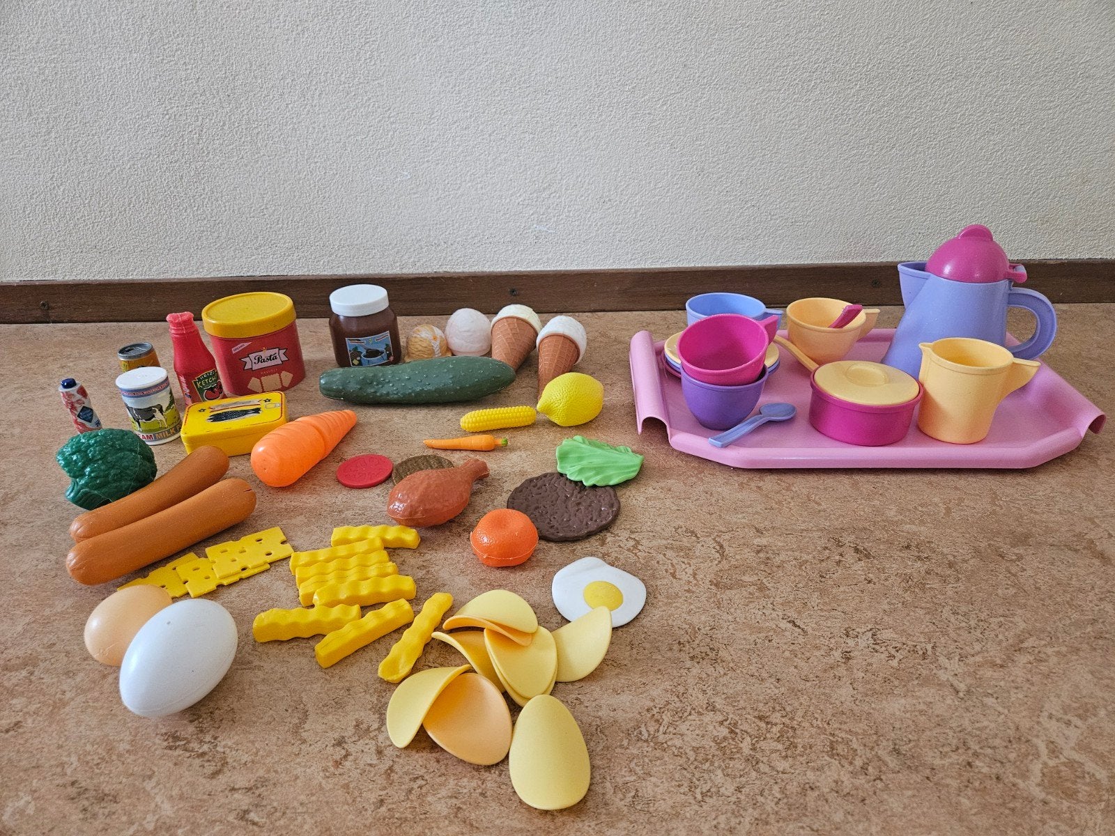 Set keukenspeelgoed met theeservies, Kinderen en Baby's, Ophalen of Verzenden, Jongen of Meisje