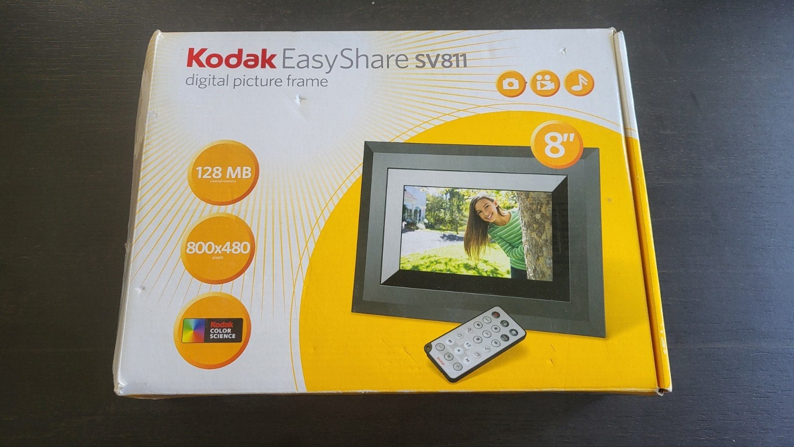 Nieuwe Kodak EasyShare SV811 digitale fotolijst 8 inch, Kodak, Nieuw, Ophalen of Verzenden, Diavoorstelling