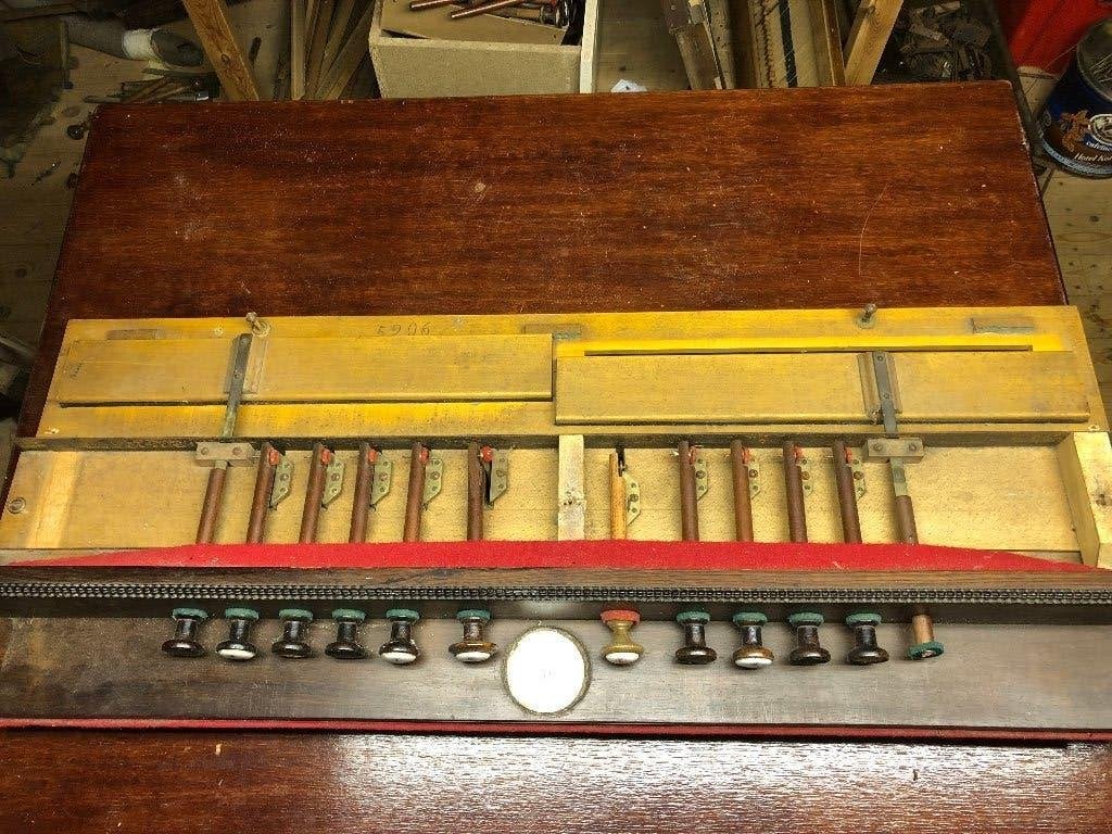 Harmonium register/klavier de bain debain, Muziek en Instrumenten, Ophalen, Gebruikt, 1 klavier, Orgel