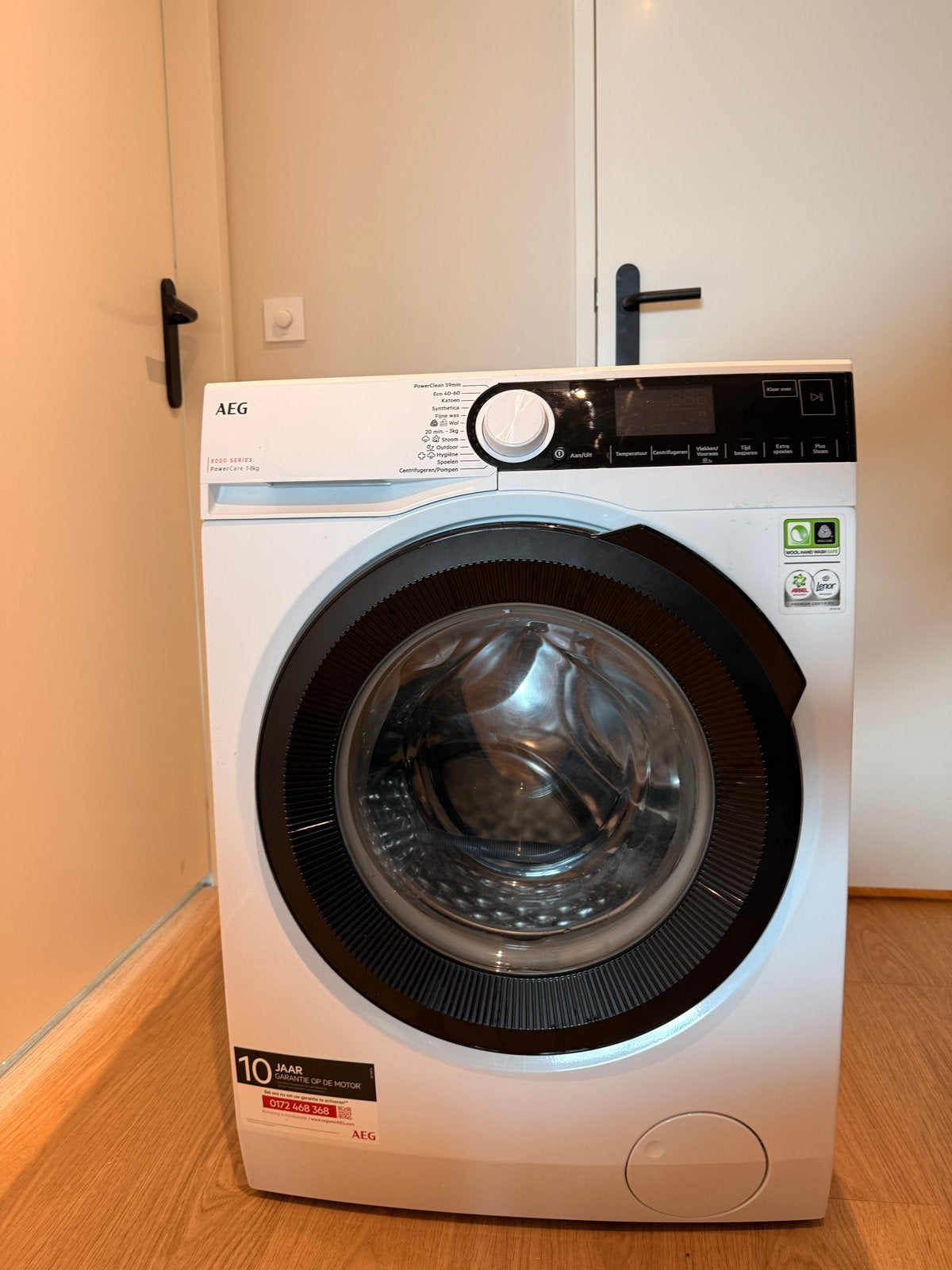 AEG LR85864 EcoLine 8000 PowerCare Wasmachine, 8 tot 10 kg, Ophalen of Verzenden, 85 tot 90 cm, 1600 toeren of meer