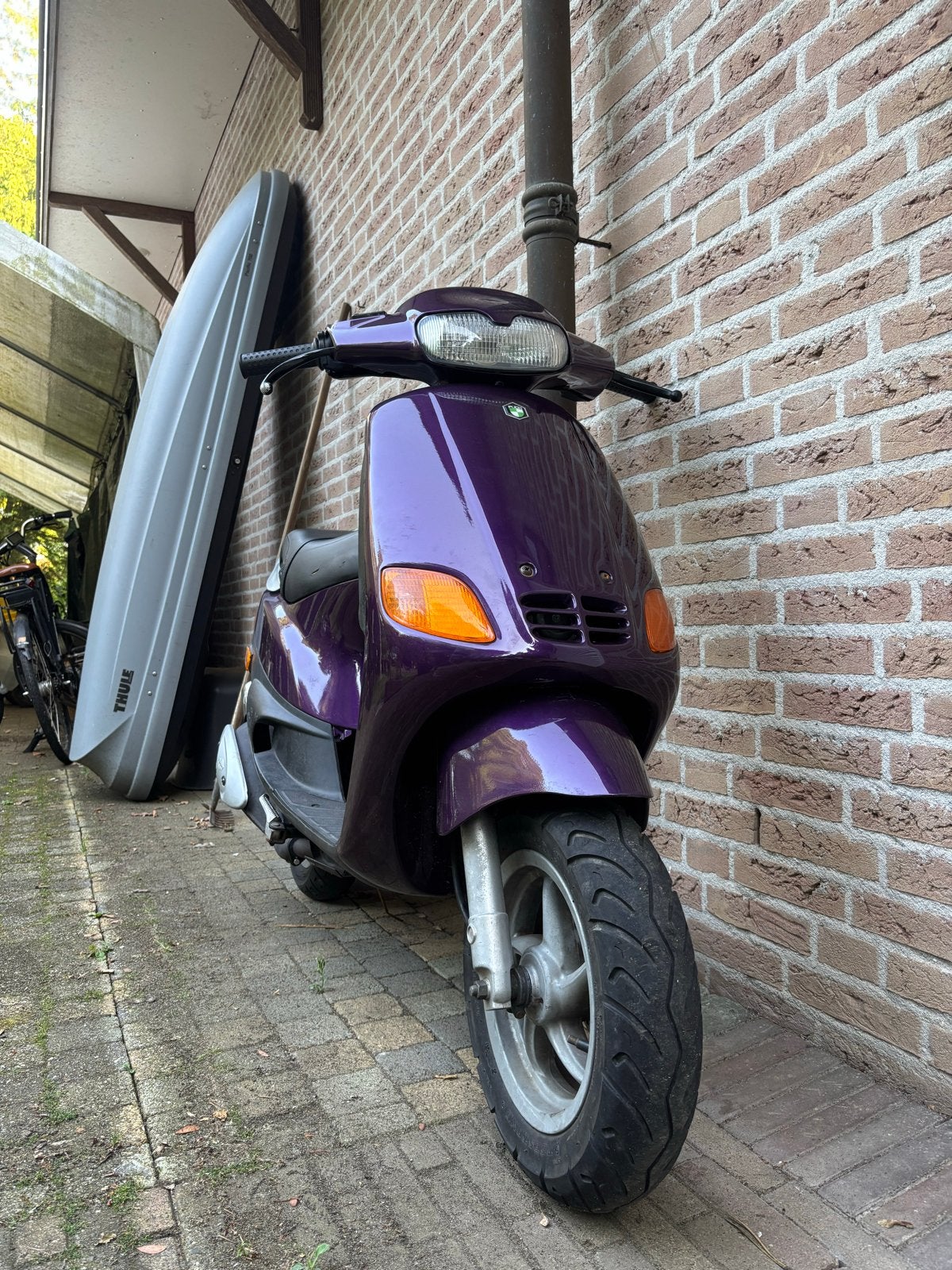 Piaggio type 3 Scooter - Paars - brom kenteken, Fietsen en Brommers, Ophalen, Gebruikt, Benzine, Piaggio