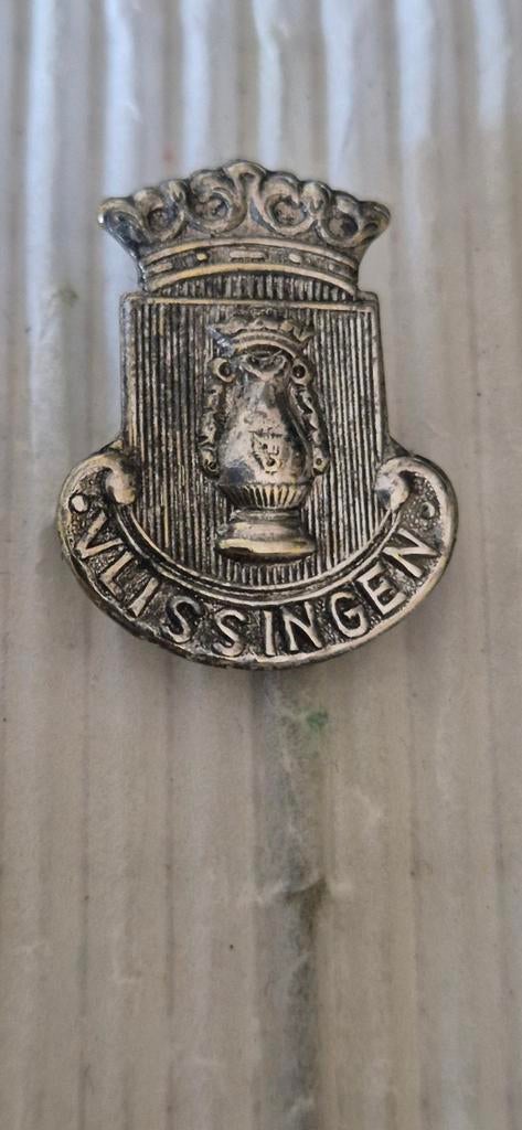 Speldje wapen van Vlissingen, Ophalen of Verzenden, Zo goed als nieuw
