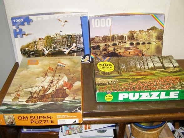 Drie Holland puzzels, Ophalen of Verzenden, 500 t/m 1500 stukjes, Gebruikt, Legpuzzel