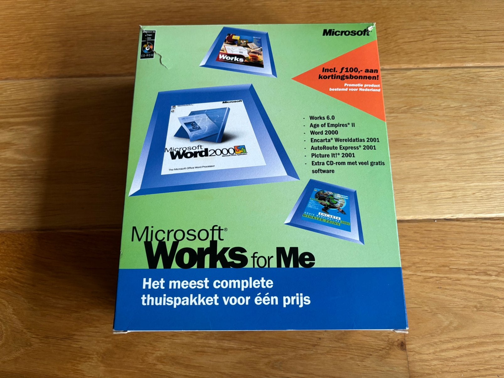 Microsoft Works for ME - Big Box Windows Software Nederlands, Computers en Software, Besturingssoftware, Ophalen of Verzenden