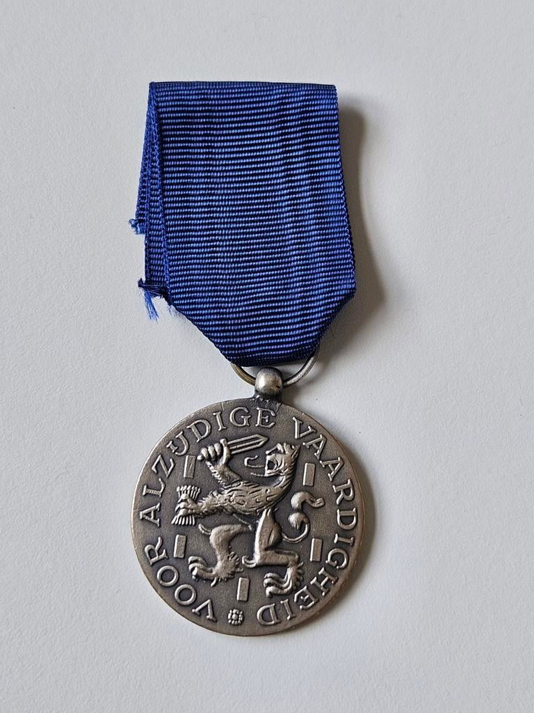 NSF vaardigheidsmedaille onderscheiding NOC groot model, Verzamelen, Militaria | Algemeen, Ophalen of Verzenden, Landmacht, Nederland