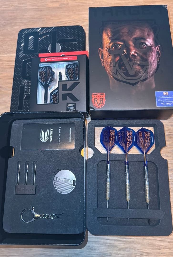 Target Raymond van Barneveld G6 25 gram - Dartpijlen, Sport en Fitness, Darts, Ophalen of Verzenden, Gebruikt, Pijlen