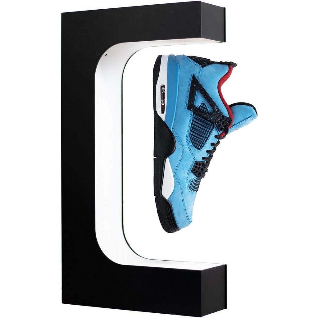 Magnetische zwevende schoen display met LED, Ophalen of Verzenden, Zo goed als nieuw