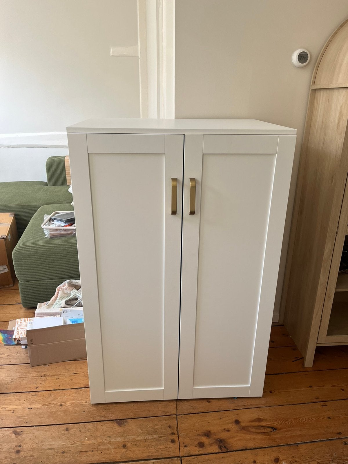 IKEA platsa kast wit, Ophalen, 100 tot 150 cm, 50 tot 100 cm, Zo goed als nieuw