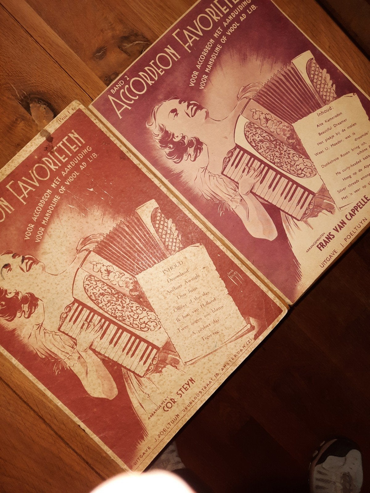 Accordeon favorieten Band  1 +2--oude geliefde nummers!, Gebruikt, Overige genres, Ophalen of Verzenden, Artiest of Componist