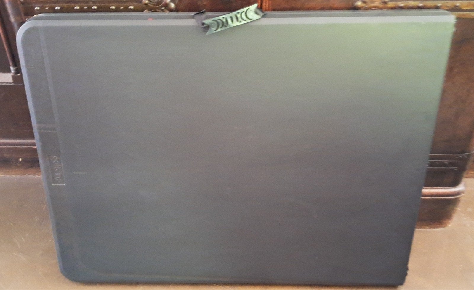 Opvouwbare campingtafel - Grijs - 180x75 cm, Gebruikt, Praktisch, Opvouwbaar, 150 tot 200 cm, Rechthoekig