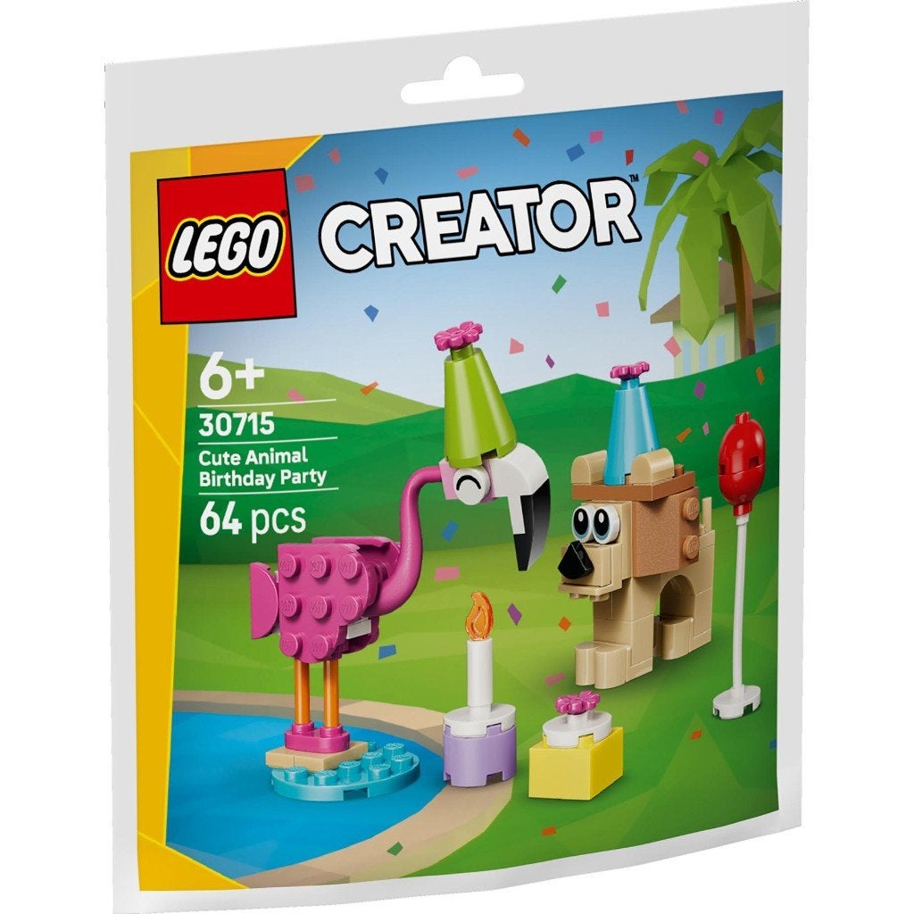 Lego Creator 30715 Schattige dierenverjaardag NIEUW, Lego, Lego, Nieuw, Ophalen of Verzenden