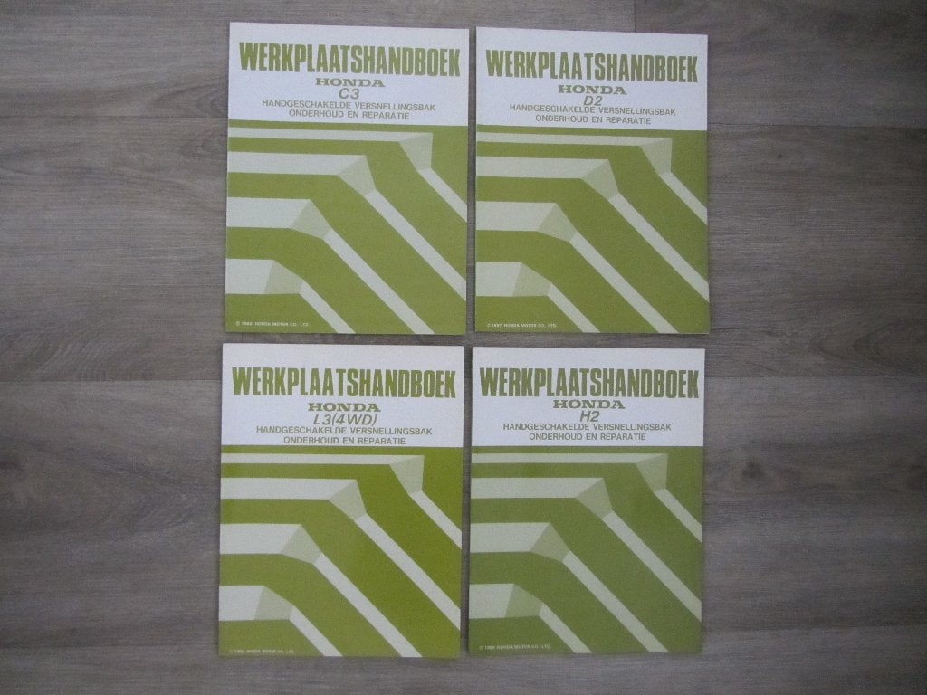 Honda Handgeschakelde Versnellingsbak Werkplaatshandboeken, Ophalen of Verzenden, Zo goed als nieuw, Honda, Honda