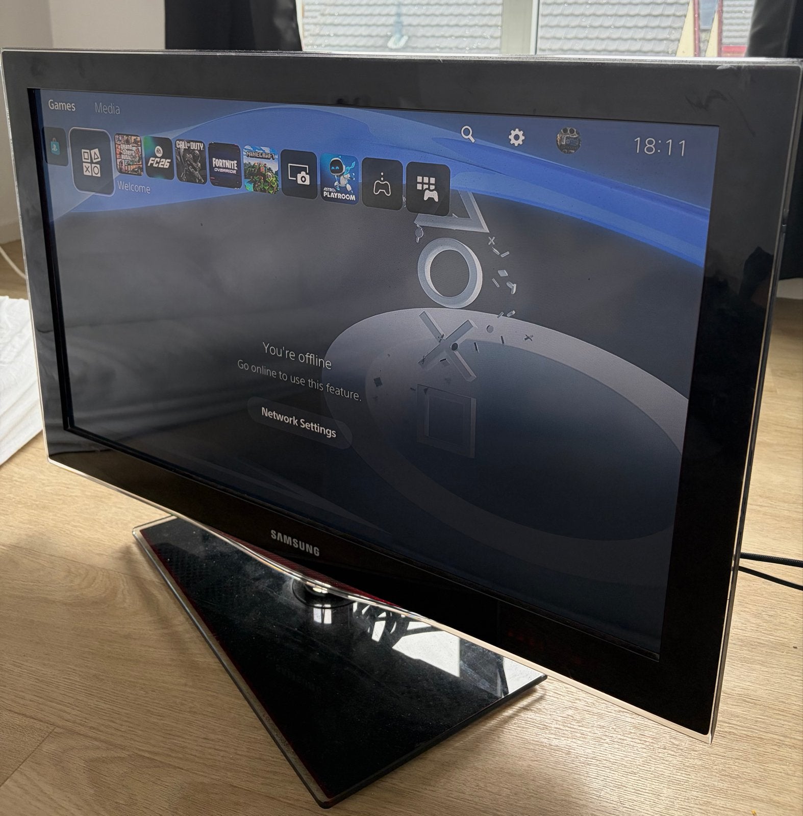 Samsung TV Gebruikt, Ophalen, Gebruikt, LCD, 80 tot 100 cm