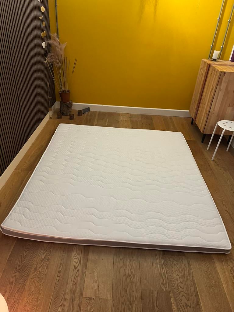 Topmatras 180x200x9, koudschuim, Huis en Inrichting, Ophalen, Zo goed als nieuw, Tweepersoons