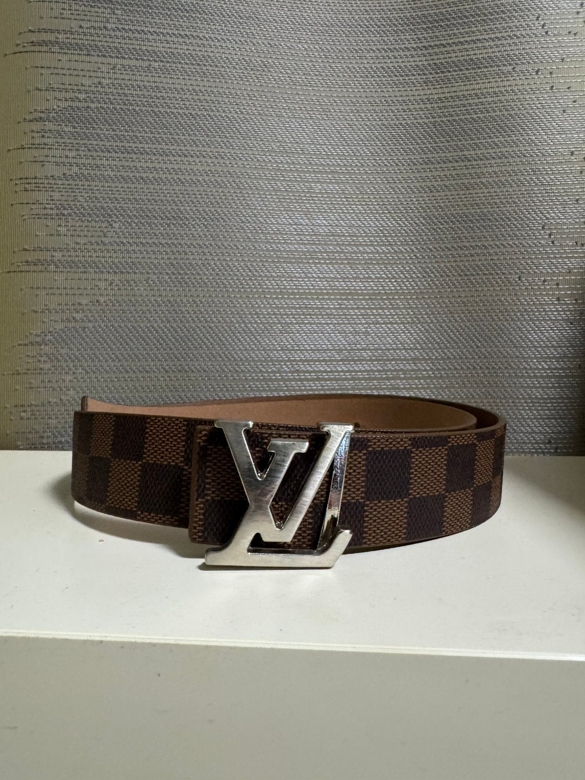 Heren riem nieuw echtleer 110cm, Ophalen of Verzenden, Nieuw, Bruin, 105 tot 115 cm