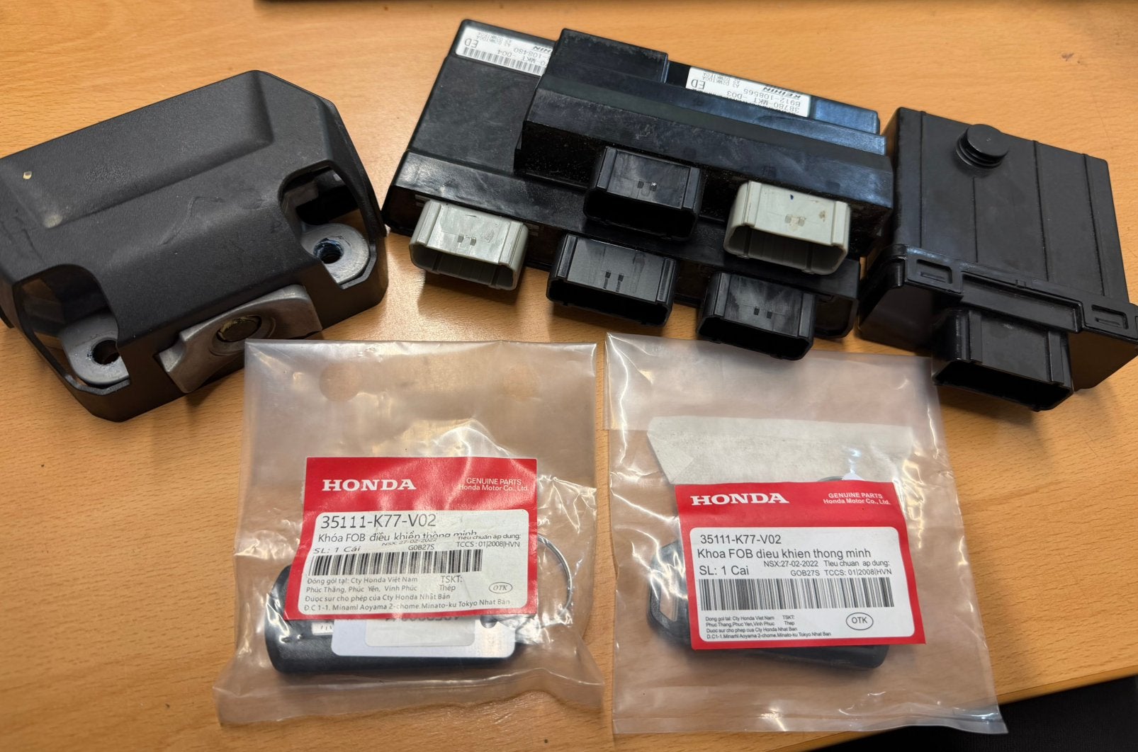 Honda xadv 750 orginele sleutel set bouwjaar dec 2024, Ophalen of Verzenden