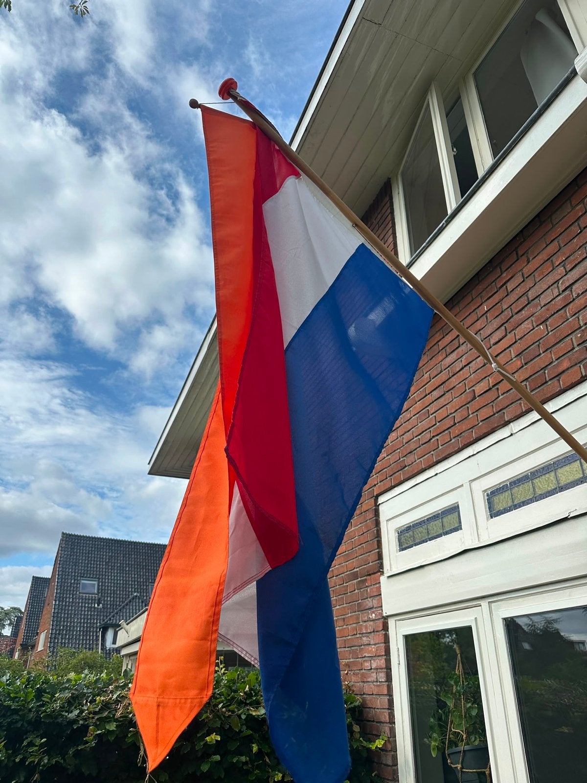 Vlag en vlaggestok, Ophalen, Zo goed als nieuw