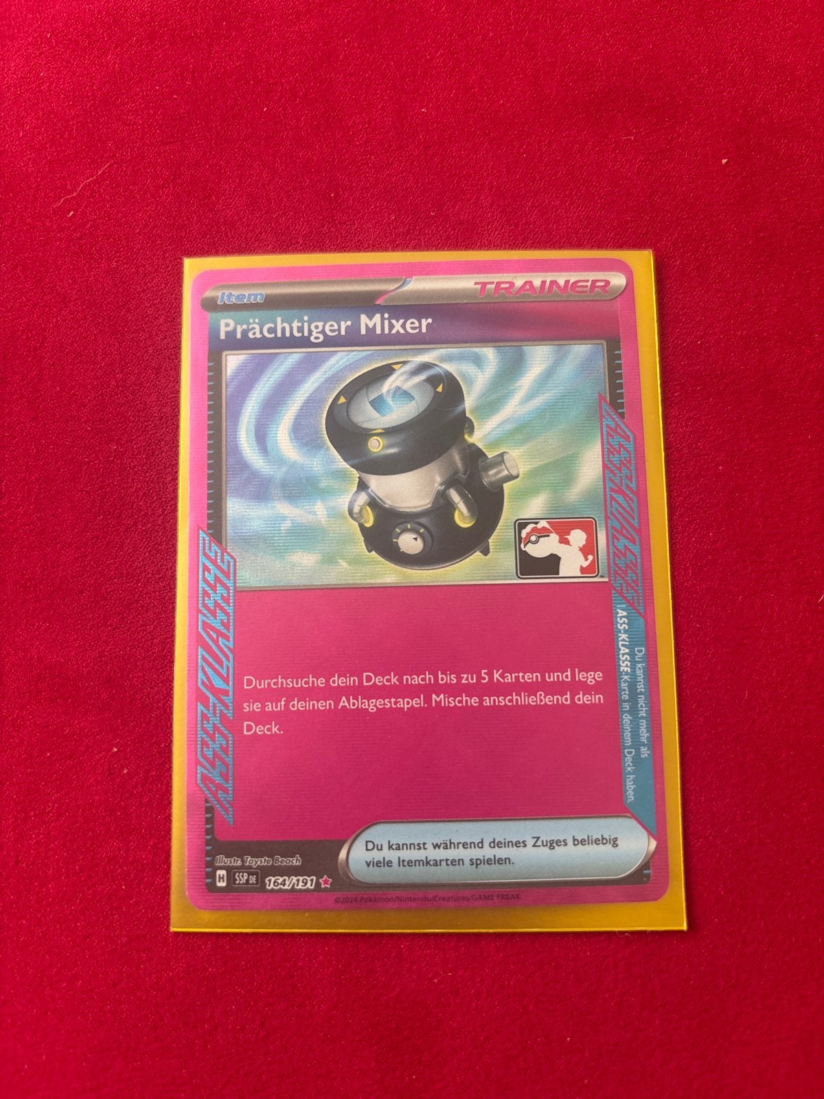 Pokémon TCG: Prachtiger Mixer (Ace Spec) 164/191, Ophalen of Verzenden, Gebruikt, Losse kaart
