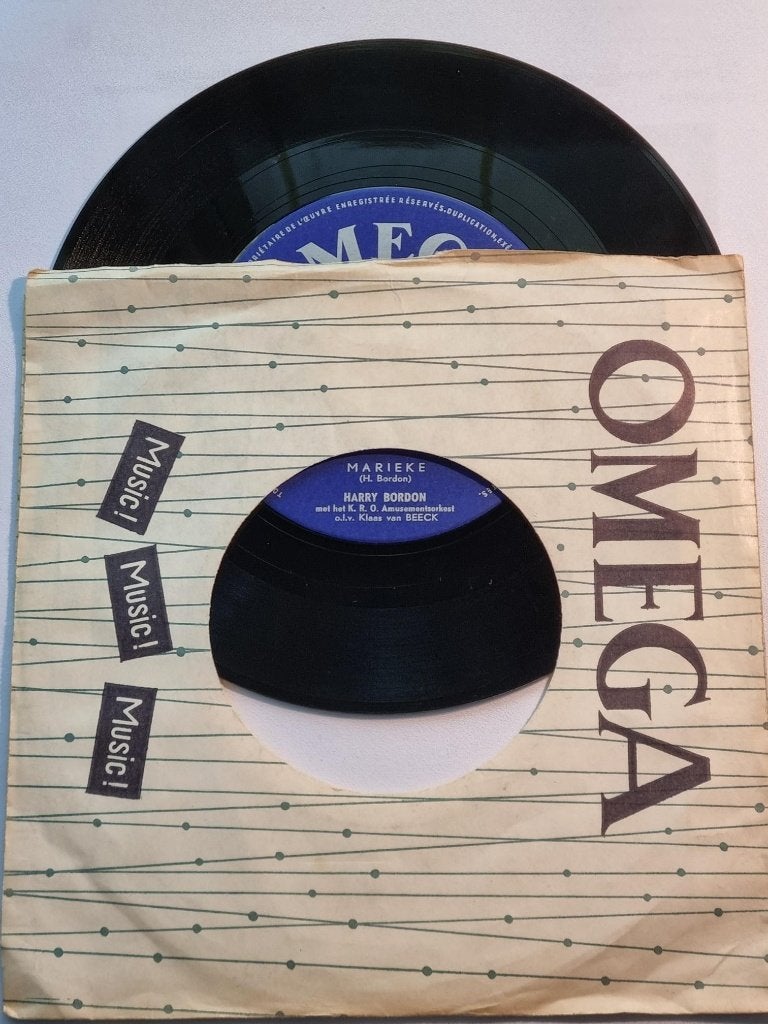 single Harry Bordon MARIEKE--'T ZUDEN geweldige plaat 1955, Voor 1960, 7 inch, Single, Ophalen of Verzenden