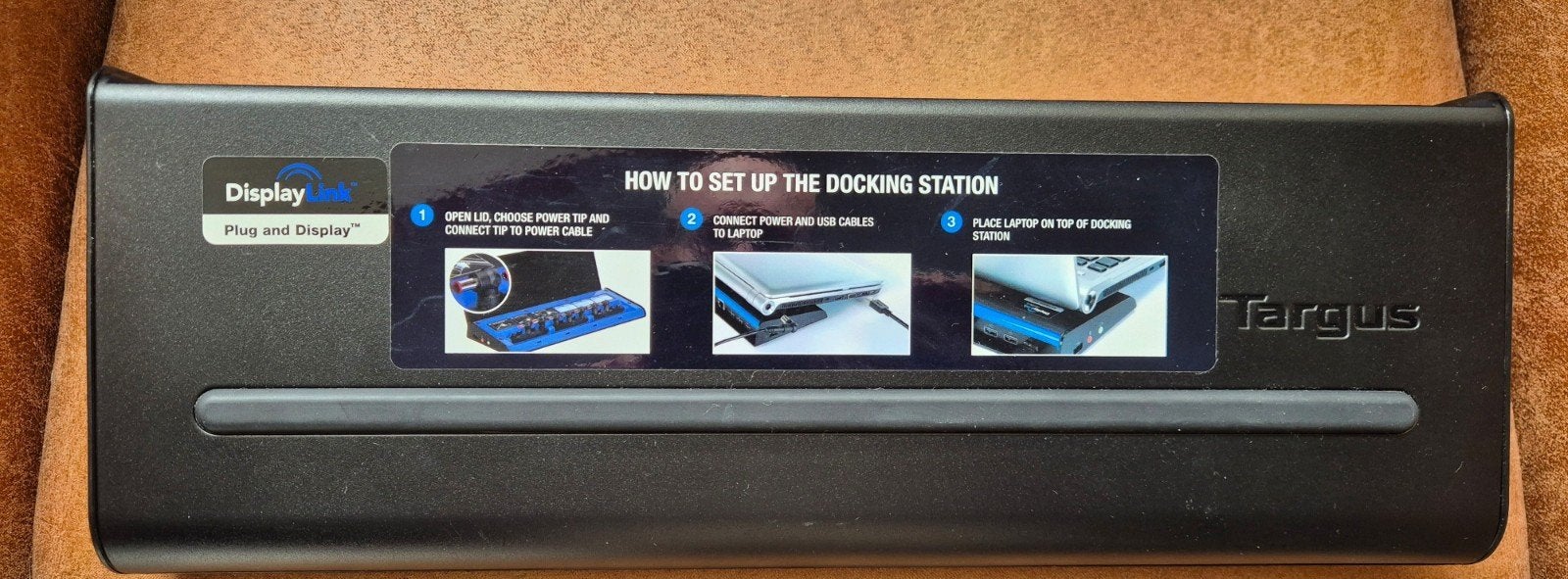Targus Universele 3.0 DV Docking Station met Voeding, Ophalen of Verzenden, Targus, Docking station, Gebruikt