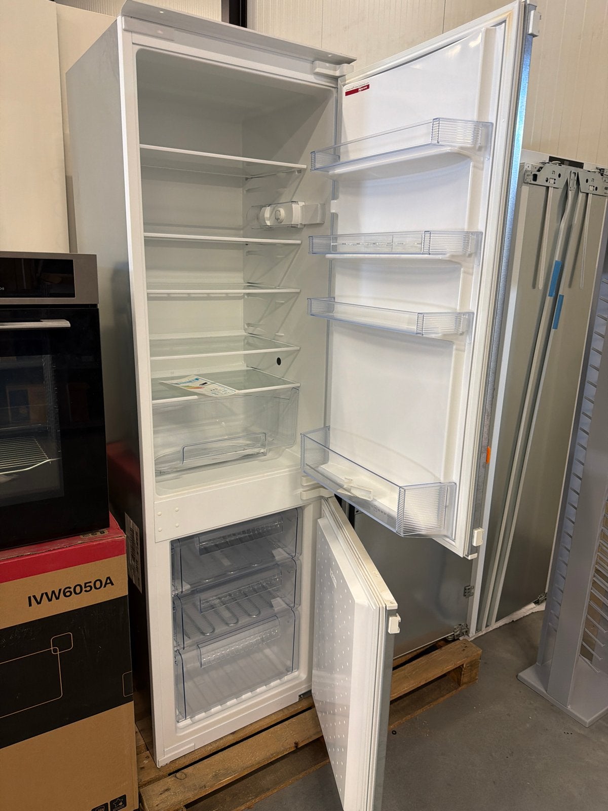Neff K4400X7FF Koelvries  A+ nieuw showmodel, Ophalen, 200 liter of meer, 60 cm of meer, Met aparte vriezer