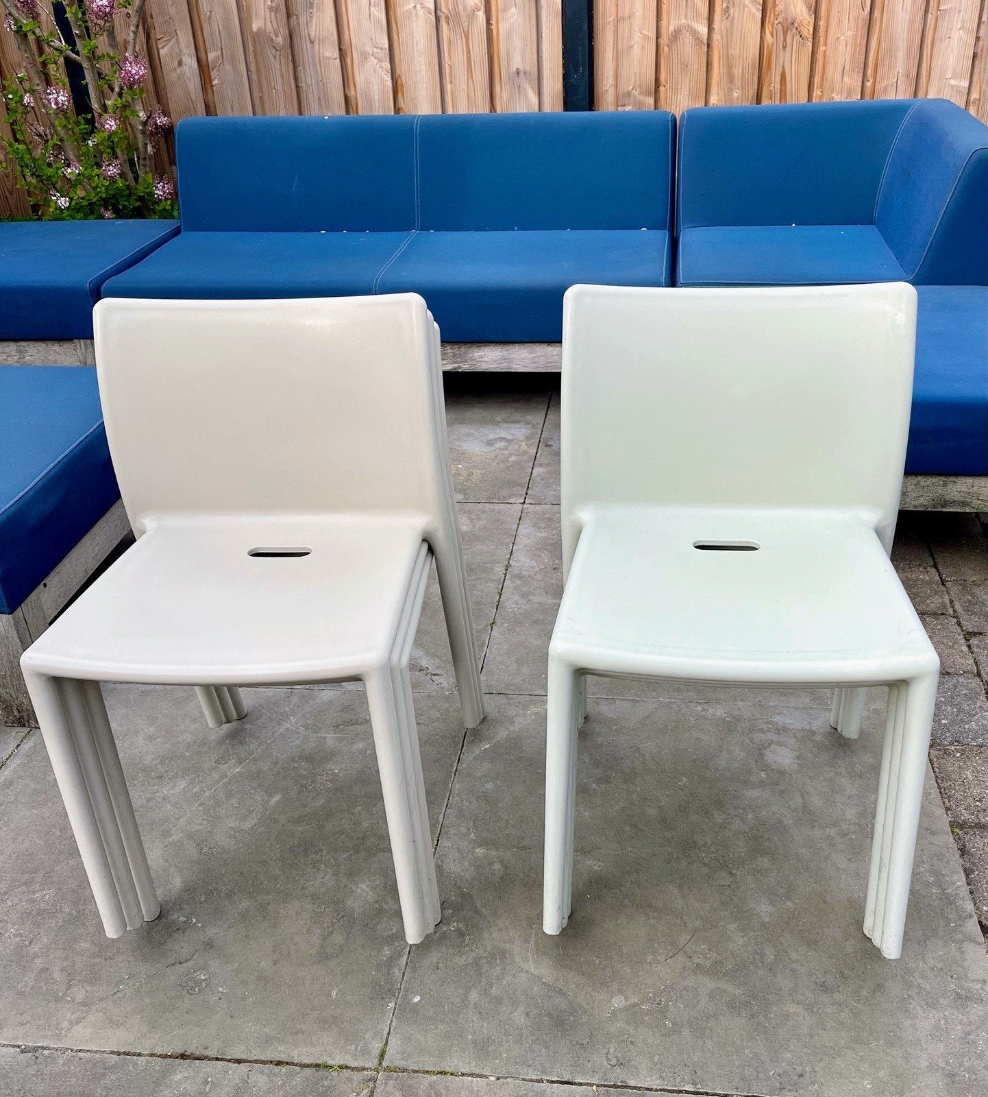 Magis Air Chair stoelen (7 st.), Ophalen, Zo goed als nieuw, Stapelbaar