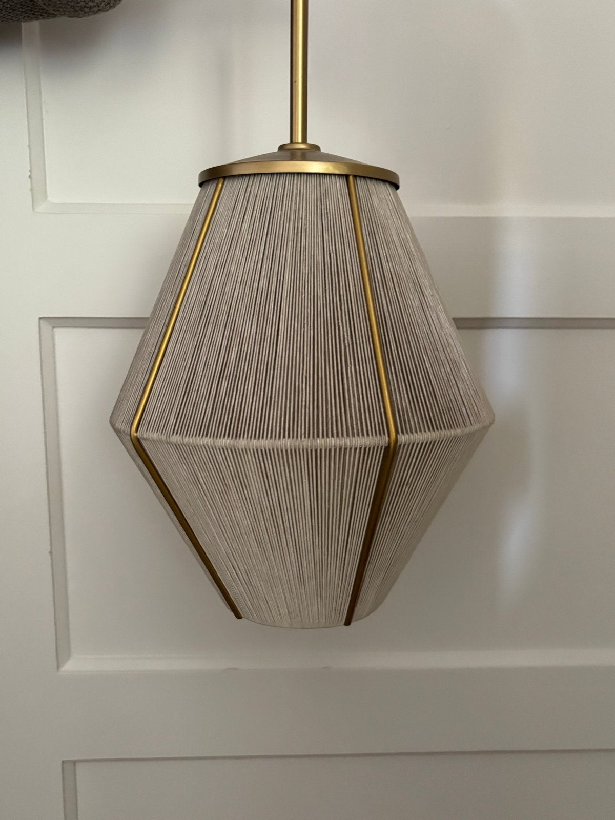 Sissy-Boy hanglamp Aural shades small model koord/messing, Ophalen of Verzenden, Zo goed als nieuw, Textiel, E27 (groot)